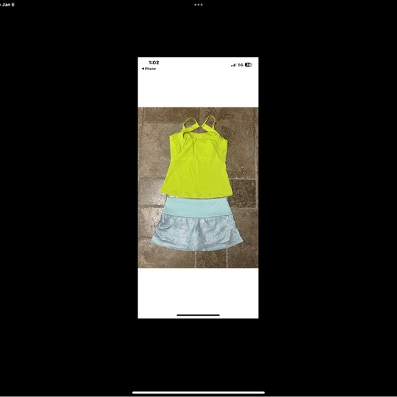 Fila top & Lucky In Love Tennis Skort 2-Piece outfit - Picture 16 of 16